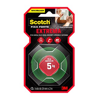 Fita Scotch® Fixa Forte Fixação Extrema️
